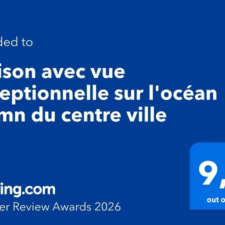 Vakantiehuis Maison Avec Vue Exceptionnelle Sur L'ocean - 5 Mn Du Centre